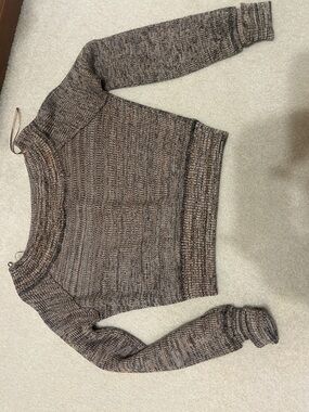 Mossimo Supply Co. Brown Marled Crewneck Sweater